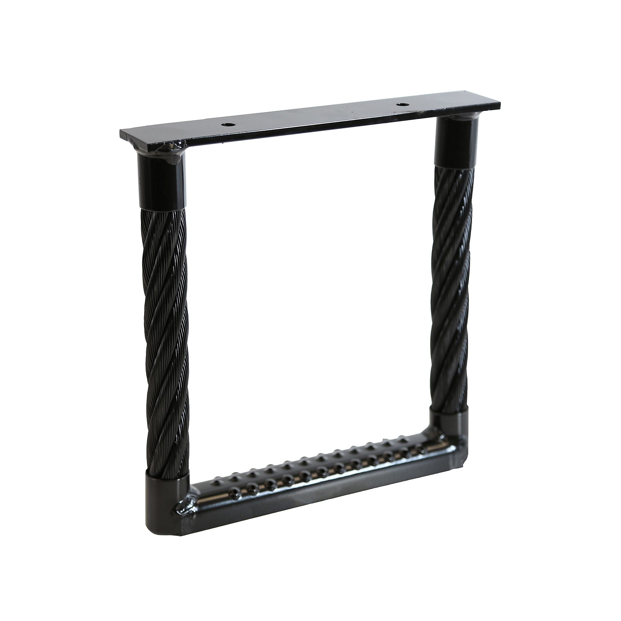 Buyers Products Black Powder Coated Cable Type Truck Step - 12 x 12 x 1.38 Inch Deep, Model # 5231212